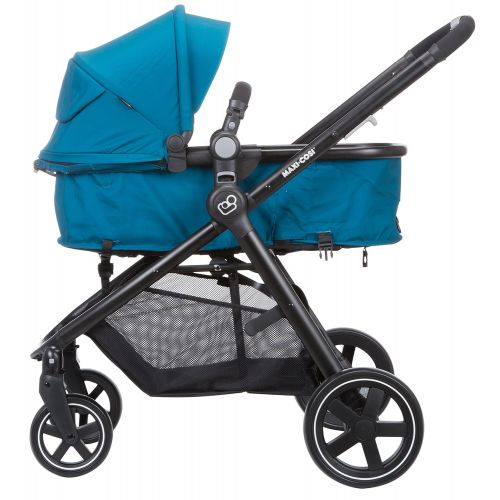  Maxi-Cosi Zelia 5-In-1 Modular Travel System, Emerald Tide, One Size