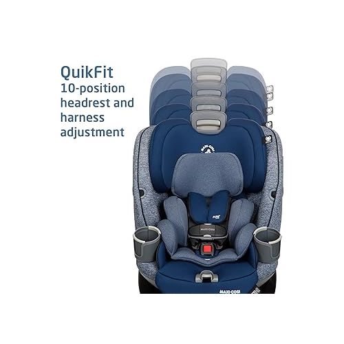  Maxi-Cosi Emme 360 Car Seat: Rotating Car Seat 360, All-in-One Convertible, Car Seat 360 Rotation, Swivel Car Seat in Navy Wonder