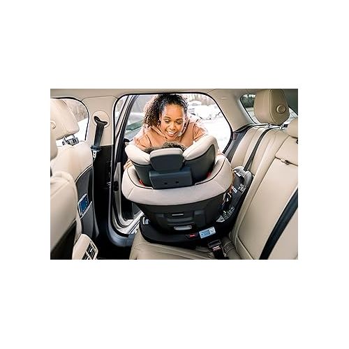  Maxi-Cosi Emme 360 Car Seat: Rotating Car Seat 360, All-in-One Convertible, Car Seat 360 Rotation, Swivel Car Seat in Navy Wonder