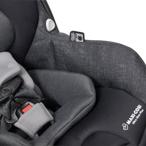  [아마존베스트]Maxi-Cosi Mico Max Plus Infant Car Seat With Base, Nomad Black, One Size