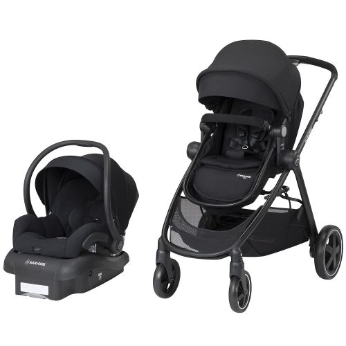  [아마존베스트]Maxi-Cosi Zelia 5-In-1 Modular Travel System, Night Black, One Size