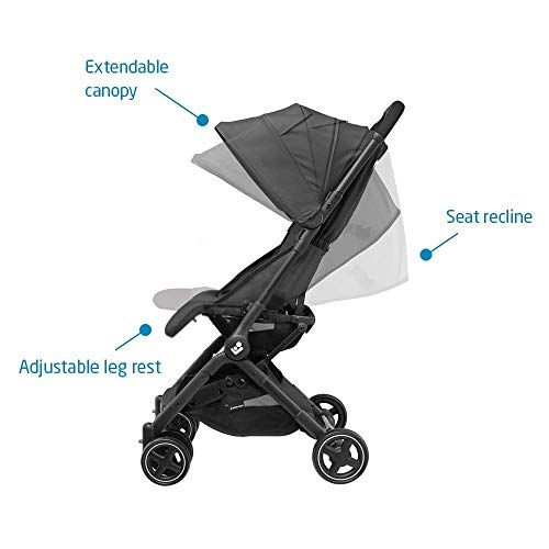  [아마존베스트]Maxi-Cosi Lara Lightweight Ultra Compact Stroller, Nomad Black, One Size