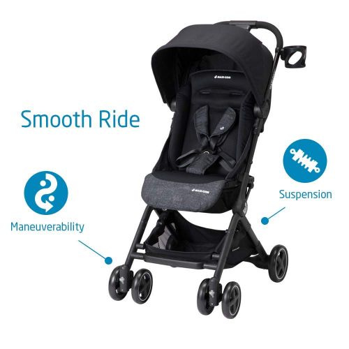  [아마존베스트]Maxi-Cosi Lara Lightweight Ultra Compact Stroller, Nomad Black, One Size