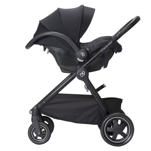  Maxi-Cosi Adorra 2.0 5-in-1 Modular Travel System with Mico Max 30 Infant Car Seat, Nomad Black