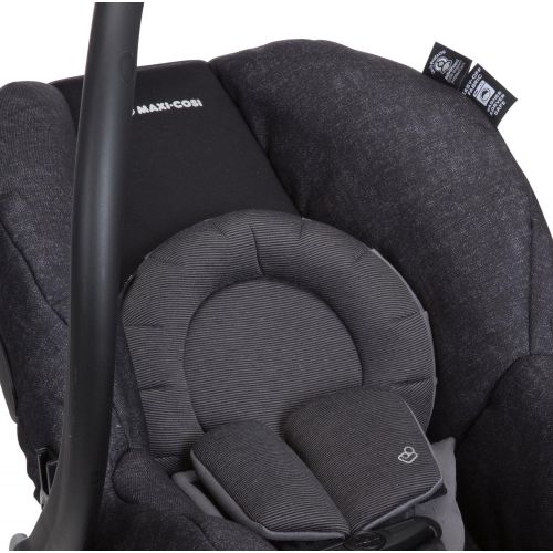  Maxi-Cosi Adorra 2.0 5-in-1 Modular Travel System with Mico Max 30 Infant Car Seat, Nomad Black