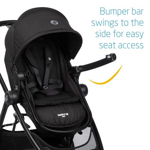  Maxi-Cosi Zelia² 5-in-1 Modular Travel System, Midnight Black