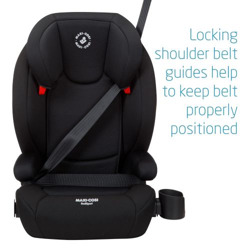  Maxi-Cosi Rodi Sport Booster Car Seat, Midnight Black