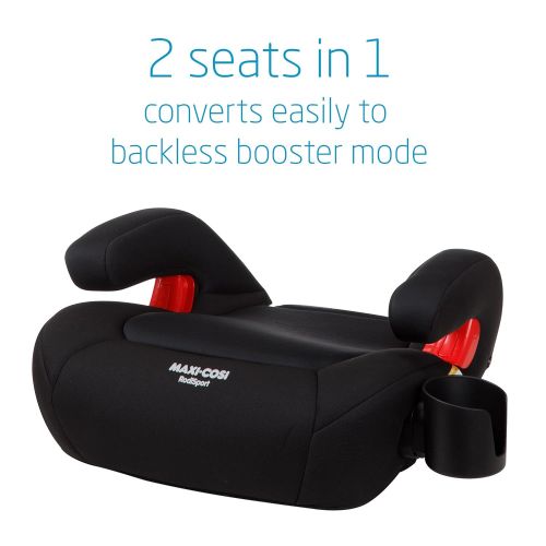  Maxi-Cosi Rodi Sport Booster Car Seat, Midnight Black