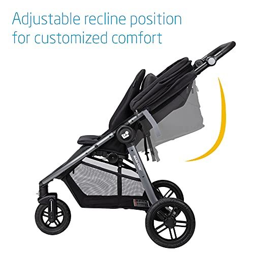  Maxi-Cosi Gia XP 3-Wheel Travel System, Midnight Black