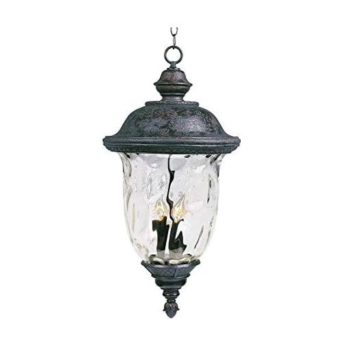  Maxim Lighting Maxim 3427WGOB Lighting Fixture in Oriental Bronze Finish - Outdoor Hanging Lantern for Courtyards, Gardens, Pool Sides. Home Decor Accessory