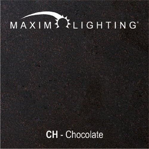  Maxim Lighting Maxim 55199FCCH Cambria LED 1-Light Outdoor Hanging Lantern, Chocolate Finish, Frost Crackle Glass, LED Bulb , 4W Max., Dry Safety Rating, 2700K Color Temp, Standard Dimmable, Glas
