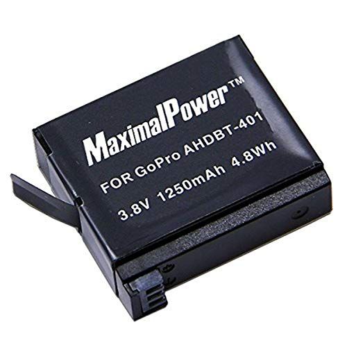  MaximalPower Battery For GoPro HERO4 Black HERO4 Silver AHDBT-401