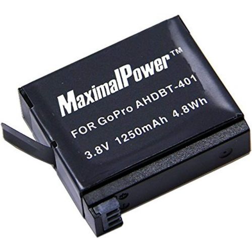  MaximalPower Battery For GoPro HERO4 Black HERO4 Silver AHDBT-401