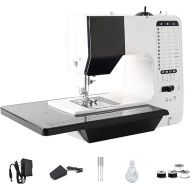 Maxmarrt Mini Sewing Machine with Extension Table and Sewing Supplies Set Small Electric Overlock Sewing Machines with Dual Speed,up to 38 Built-in Stitch Patterns