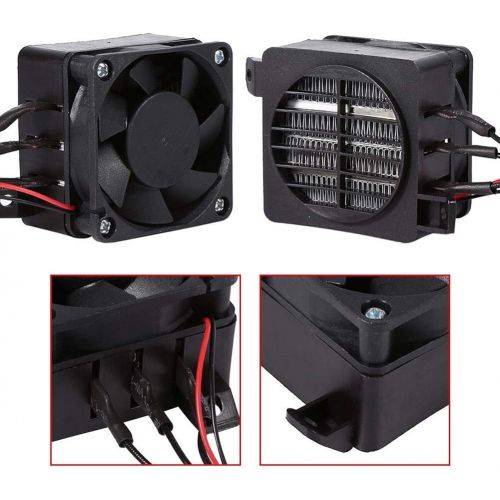  Maxmartt Usb Heater,Heating Element Heaters Maxmartt 100W 12V Energy Saving PTC Car Fan Air Heater Constant Temperature Black For Heater, Humidifier, Air Conditioner