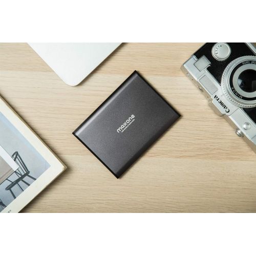  [아마존 핫딜]  [아마존핫딜]500GB External Hard Drive Portable - Maxone Ultra Slim 2.5 External HDD USB 3.0 for PC, Mac, Laptop, PS4, Xbox one - Charcoal Grey