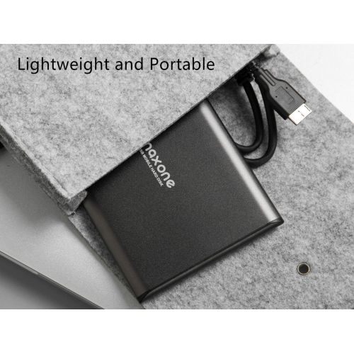  [아마존 핫딜]  [아마존핫딜]500GB External Hard Drive Portable - Maxone Ultra Slim 2.5 External HDD USB 3.0 for PC, Mac, Laptop, PS4, Xbox one - Charcoal Grey