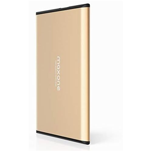  Maxone 2TB Ultra Slim Portable External Hard Drive HDD USB 3.0 for PC, Mac, Laptop, PS4, Xbox one - Gold