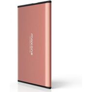 Maxone 250GB Ultra Slim Portable External Hard Drive HDD USB 3.0 for PC, Mac, Laptop, PS4, Xbox one - Rose Pink