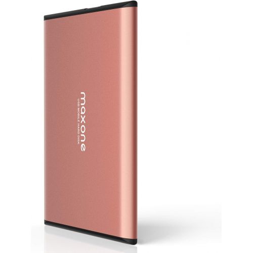  Maxone 250GB Ultra Slim Portable External Hard Drive HDD USB 3.0 for PC, Mac, Laptop, PS4, Xbox one - Rose Pink