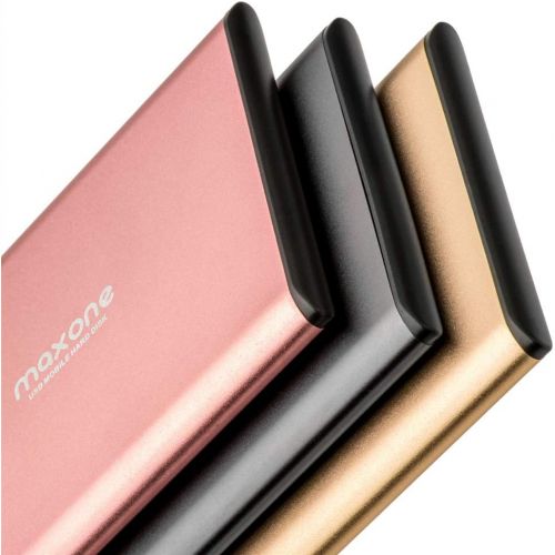  Maxone 250GB Ultra Slim Portable External Hard Drive HDD USB 3.0 for PC, Mac, Laptop, PS4, Xbox one - Rose Pink