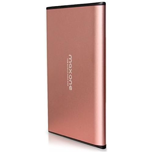  [아마존베스트]Maxone 320GB Ultra Slim Portable External Hard Drive HDD USB 3.0 for PC, Mac, Laptop, PS4, Xbox one - Rose Pink