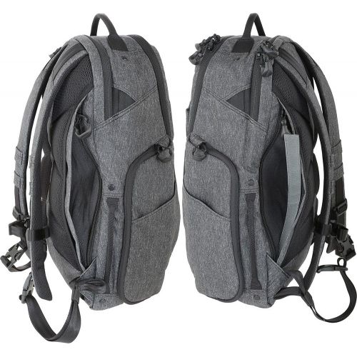  Maxpedition Gear Entity 27 CCW-Enabled Laptop Backpack 27L for Covert Concealed Carry, Charcoal
