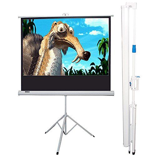  MaxstarScreen Maxstar Screens 100 Tripod Portable Projection Screen, 16:9 Aspect Ratio-diagonal 100in (Matt White)