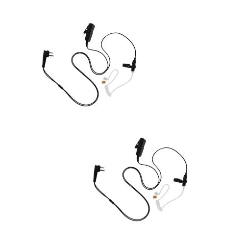  MAXTOP 10 Pack Maxtop ASK4032-M1 2-Wire Acoustic Ear Tube Surveillance Kit for Motorola CP200 CP200D...