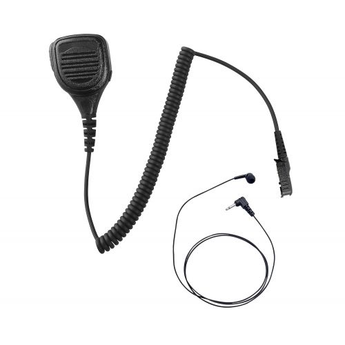  MAXTOP 10 Pack Maxtop APM250-AX IP56 Rainproof Shoulder Mic Speaker Microphone for Motorola MOTOTRBO XPR3300 DP2400 DP2600