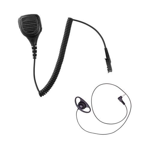  MAXTOP 10 Pack Maxtop APM250-AX IP56 Rainproof Shoulder Mic Speaker Microphone for Motorola MOTOTRBO XPR3300 DP2400 DP2600