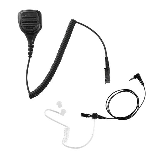  MAXTOP 10 Pack Maxtop APM250-AX IP56 Rainproof Shoulder Mic Speaker Microphone for Motorola MOTOTRBO XPR3300 DP2400 DP2600