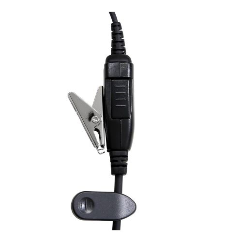  MAXTOP 10 Pack Maxtop AEH3000-M1 Walkie Talkie Two Way Radio Black Headset Earpiece Mic for Motorola CP200 RDV5100 EP450 BC120