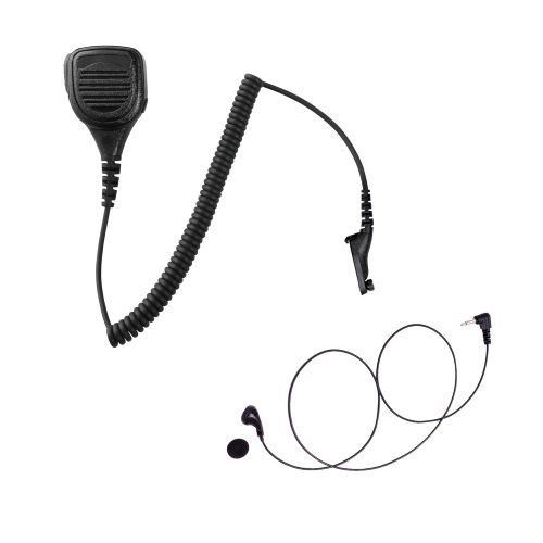  MAXTOP 4 Pack Maxtop APM250-M9 IP56 Waterproof Shoulder Speaker Microphone for Motorola MOTOTRBO...