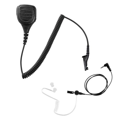  MAXTOP 4 Pack Maxtop APM250-M9 IP56 Waterproof Shoulder Speaker Microphone for Motorola MOTOTRBO...