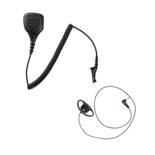  MAXTOP 4 Pack Maxtop APM250-M9 IP56 Waterproof Shoulder Speaker Microphone for Motorola MOTOTRBO...