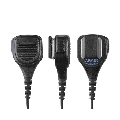  MAXTOP 10 Pack Maxtop APM250-K2 IP56 Waterproof Shoulder Speaker Microphone for Kenwood TK-2360 TK-3360 TK-2312 TK-3312