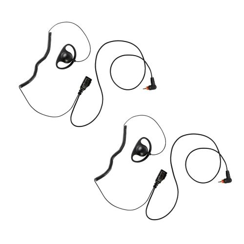  MAXTOP 10 Pack Maxtop AEH0407D-M12 D-Sharp Earhanger PTT for Motorola SL1K SL1M SL7550 SL300 SL500