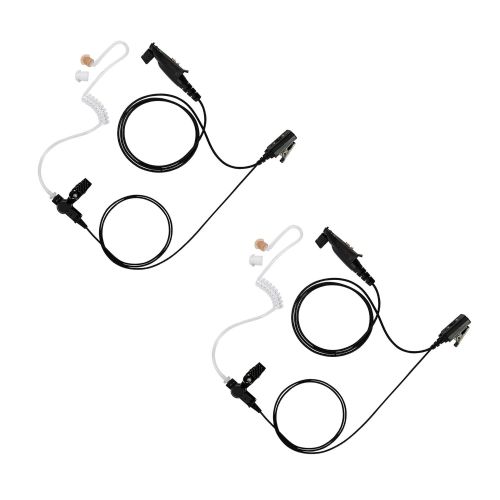  MAXTOP 10 Pack Maxtop ASK2425-H3 1-Wire Clear Coil Surveillance Kit Earphone for Hytera HYT TC-780 TC-780M TC-3000