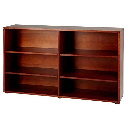  Maxtrix Kids 6 Shelf Low Wooden Bookcase