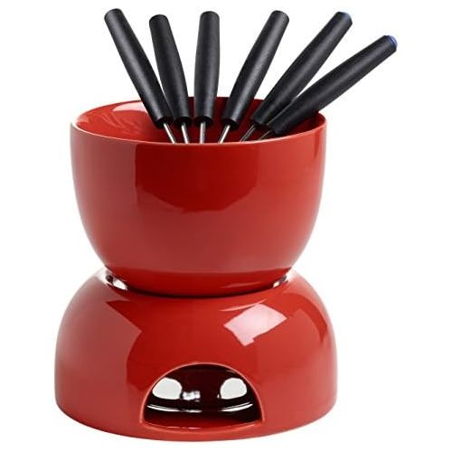  [아마존베스트]Maxwell & Williams InfusionsT Chocolate Fondue, Ceramic, Brown, Grey, 14 x 14 x 14 cm