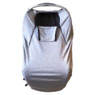 Maxwell Brandt Stretchy Light Grey Unisex Universal Infant Car Seat Cover