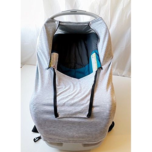  Maxwell Brandt Stretchy Light Grey Unisex Universal Infant Car Seat Cover