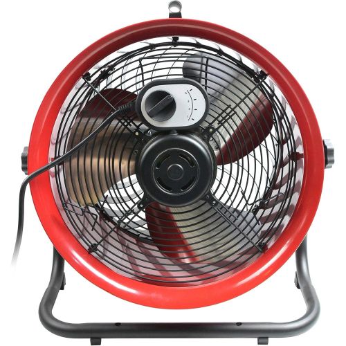  Maxx Air High Velocity Floor Fan, 16 Diameter Multi-Purpose Portable Air Circulator for Shop, Home, Restoration