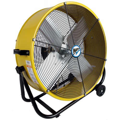  Maxx Air MaxxAir BF24TFYELUPS 24-Inch High Velocity Drum Fan, Two-Speed Yellow Shop