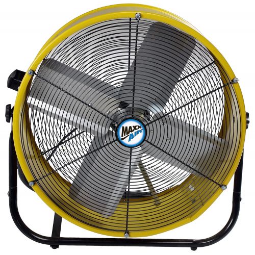  Maxx Air MaxxAir BF24TFYELUPS 24-Inch High Velocity Drum Fan, Two-Speed Yellow Shop