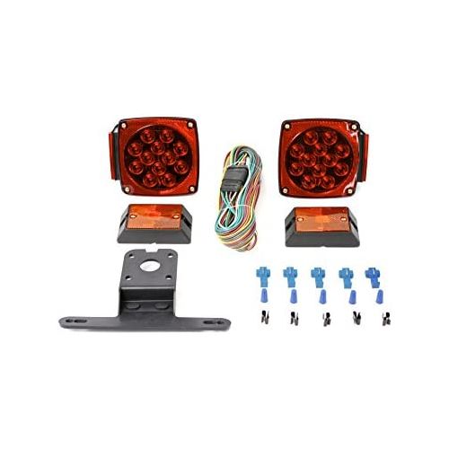  MaxxHaul 70205 12V All LED Submersible Trailer Light Kit