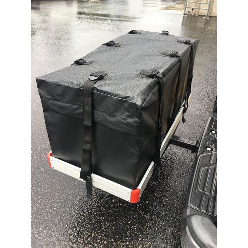  MaxxHaul 70209 Cargo Carrier Bag - Heavy Duty and Water Resistant 47 x 20 x 20 Black