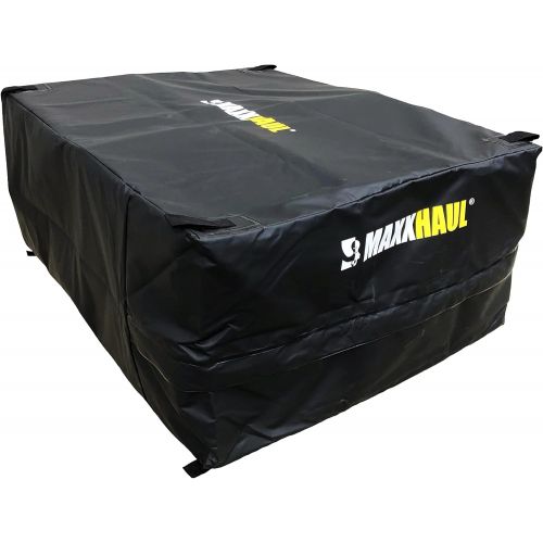  MaxxHaul 50130 Cargo Truck Bag - Heavy Duty and Water Resistant for Pick Up Truck or SUVs - 50 x 40 x 22 Black