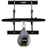 MaxxMMA Heavy Duty Adjustable Speed Bag Platform Training Kit+Speed Punching Ball+Fitness Reaction Ball,Adjustable Wall Mount Fitness Frame Equipment for Home Sports,Adults Boxers,Training,Boxing